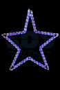 Фигура световая "Звезда" цвет белый/синий, размер 56 х 60 см  NEON-NIGHT2