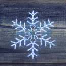 Фигура световая "Снежинка" цвет белый, без контр. размер 55*55см  NEON-NIGHT2