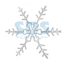 Фигура световая "Снежинка резная" цвет белый, размер  45*38 см  NEON-NIGHT3