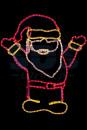 Фигура "Дед Мороз Привет!", размер 83*69 см  NEON-NIGHT2