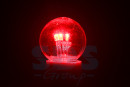 Лампа светодиодная шар NEON-NIGHT 405-122 E27 1W 6 LED  O45мм - красная3