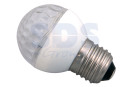 Лампа светодиодная шар NEON-NIGHT 405-212 E27 3W 9 LED, O50мм красная2