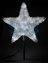 Акриловая светодиодная фигура "Звезда" 80см, 240 светодиодов, белая, NEON-NIGHT2