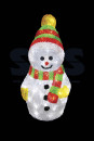 Акриловая светодиодная фигура "Снеговик с шарфом" 30 см, 40 светодиодов, IP 44, понижающий трансформатор в комплекте, NEON-NIGHT2