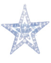 Акриловая светодиодная фигура "Звезда" 62 см, 62х59х2,5см, 63 светодиода, IP44 понижающий трансформатор в комплекте, NEON-NIGHT2