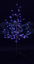 Дерево комнатное "Сакура", ствол и ветки фольга, высота 1.2 метра, 80 светодиодов синего цвета, трансформатор IP44  NEON-NIGHT