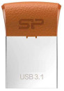 Флеш Диск Silicon Power 32Gb J35 SP032GBUF3J35V1E USB3.1 серебристый/коричневый2