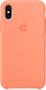 Накладка Apple "Silicone Case" для iPhone X сочный персик MRRC2ZM/A
