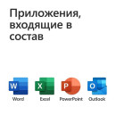 Офисное приложение MS Office Home and Business 2019 Russian Russia Only Medialess коробка T5D-032422