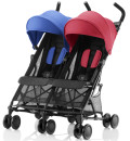 Прогулочная коляска для двоих детей Britax Holiday Double (red/blue mix)