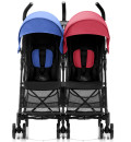 Прогулочная коляска для двоих детей Britax Holiday Double (red/blue mix)3