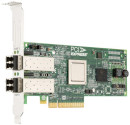 Адаптер Dell Emulex LPe12002 Dual Channel 8Gb PCIe Host Bus Low Profile (406-BBHB)