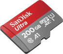 Карта памяти MicroSDXC 200GB SanDisk Class 10 Ultra с адаптером (SDSQUAR-200G-GN6MA)2