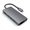 USB-концентратор Satechi Aluminum Multi-Port Adapter V2. Интерфейс USB-C. 3 порта USB 3.0, 1 порт 4K HDMI,  1 порт Ethernet RJ-45, SD/micro-SD кардридер4