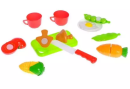Набор посуды и продуктов Наша Игрушка Правильный завтрак пластик