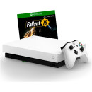 Игровая консоль Microsoft Xbox One X FMP-00058 черный в комплекте: игра: Fallout 76