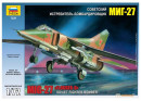 Истребитель Звезда МИГ-27 1:72 разноцветный