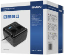 Stabilizer SVEN VR-L1500, Relay, 500W, 184-285v, 2 euro outlets, 1 розетка ІЕС 320, black,  124 ? 119 ? 124mm, 2.09kg.4