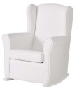 Кресло-качалка с Relax-системой Micuna Wing/Nanny (white/цвет обивки leatherette white)