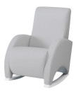 Кресло-качалка с Relax-системой Micuna Wing Confort (white/leatherette grey)