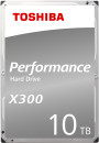 Жесткий диск 3.5" 10 Tb 7200 rpm 256 Mb cache Toshiba Performance X300 SATA III 6 Gb/s