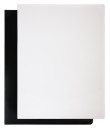 Папка метал.зажим Бюрократ Black&White BWPZ08C A4 пластик 0.8мм ассорти2