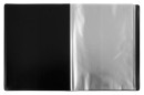Папка с 20 прозр.вклад. Бюрократ Black&White BWBPV20WT A4 пластик 0.8мм белый/черный2