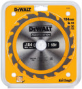 Пильный диск DEWALT DT1941-QZ  CONSTRUCTION п/дер. с гвоздями 184/30 18 ATB +20°2
