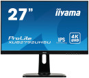 Монитор 27" iiYama XUB2792UHSU-B1 черный IPS 3840x2160 300 cd/m^2 4 ms DVI HDMI DisplayPort Аудио USB