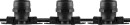 Гирлянда FERON CL25-25 (29880)  230V 100 E27 черный шаг:25cm IP65 25м+1,5м шнур (1бухта=25м)