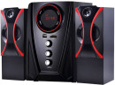 Ginzzu GM-407 2.1 с Bluetooth, выходная мощность 20Вт + 2х10Вт, аудиоплеер USB-flash, SD-card, FM-радио, пульт ДУ - 21 кнопка, стерео вход (2RCA), эквалайзер (обыч2