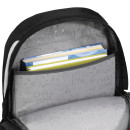 Школьный рюкзак светоотражающие материалы Coocazoo JobJobber2: Wild Stripe 30 л черный бирюзовый 001836204
