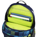 Школьный рюкзак светоотражающие материалы Coocazoo JobJobber2: Lime District 30 л синий желтый 001387225