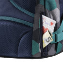 Школьный рюкзак светоотражающие материалы Coocazoo JobJobber2: Blue Geometric Melange 30 л синий бирюзовый 001836215