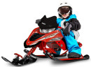 Снегокат Yamaha Viper Snow Bike до 40 кг сталь пластик красный YMC17001X2