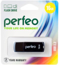 Perfeo USB Drive 16GB C09 Black PF-C09B0162
