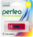 Perfeo USB Drive 16GB S04 Red PF-S04R0162