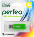 Perfeo USB Drive 4GB C03 Green PF-C03G0042