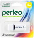 Perfeo USB Drive 4GB C02 White PF-C02W0042