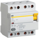 Выключатель дифференциального тока ИЭК 4п 25А/30мА  УЗО MDV10-4-025-030