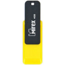Флешка 4Gb Mirex City USB 2.0 желтый черный 13600-FMUCYL042