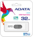 Флеш накопитель 32GB A-DATA UV220, USB 2.0, белый/серый2