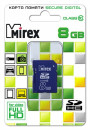 Флеш карта SD 8GB Mirex SDHC Class 10