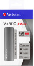Твердотельный диск 480GB Verbatim VX500, External, USB 3.1, [R/W -500/440 MB/s], металл3
