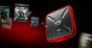 Твердотельный диск 512GB A-DATA SD700X, External, USB 3.1, [R/W -440/430 MB/s] 3D-NAND, красный/черный2