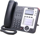 SIP-телефон Escene ES330-PEGV4 3 SIP аккаунта, 132x64 LCD-дисплей, 8 программируемых клавиш, 12 клавиш быстрого набора BLF, XML/LDAP, регулируемая под2