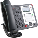SIP-телефон Escene ES330-PEGV4 3 SIP аккаунта, 132x64 LCD-дисплей, 8 программируемых клавиш, 12 клавиш быстрого набора BLF, XML/LDAP, регулируемая под3