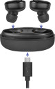 Bluetooth-Гарнитура Defender Twins 635 TWS Беспроводные / Внутриканальные с микрофоном / черный / 20 Гц - 20 кГц / 108 дБ / до 4 ч / Bluetooth, Micro-USB3