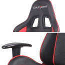 Игровое кресло DXRacer Formula чёрно-красное (OH/FE08/NR, экокожа, регулируемый угол наклона)2