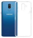 Чехол силиконовый BoraSCO для Samsung Galaxy J8 (прозрачный)2